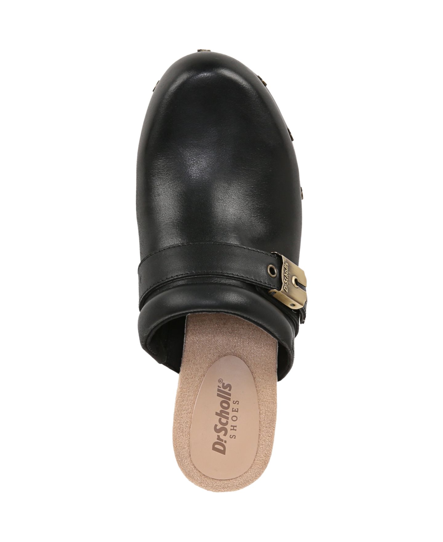 Женские сабо Dr. Scholl's Original Joy Platform, цвет: Чёрный кожаный — фото 4