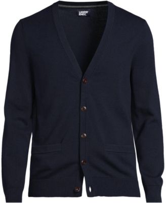 Men's Fine Gauge Cotton Cardigan