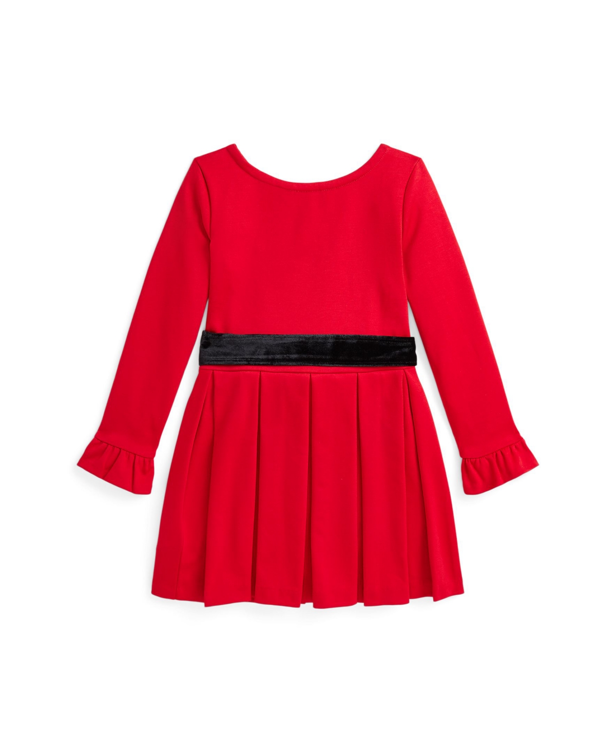 Polo Ralph Lauren Toddler and Little Girls Pleated Ponte Dress