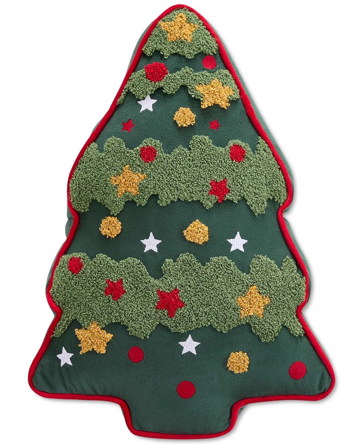 Evergreen Ivy Christmas Tree Pillow, 16