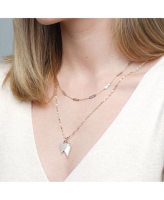 Sparkle Chain Necklace 14K Gold 24 inches