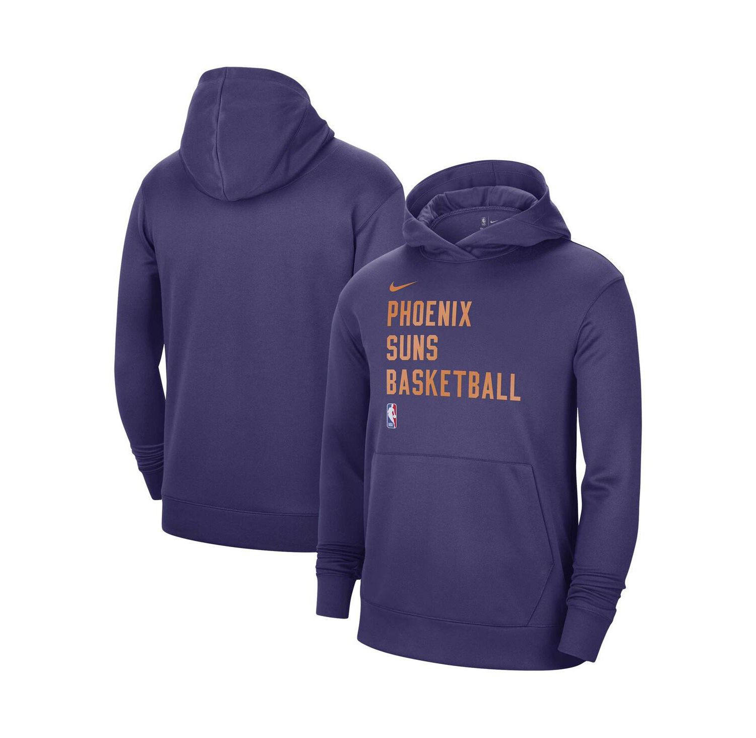 Men's and Women's Purple Phoenix Suns 2023/24 Performance Spotlight On-Court Practice Pullover Hoodie