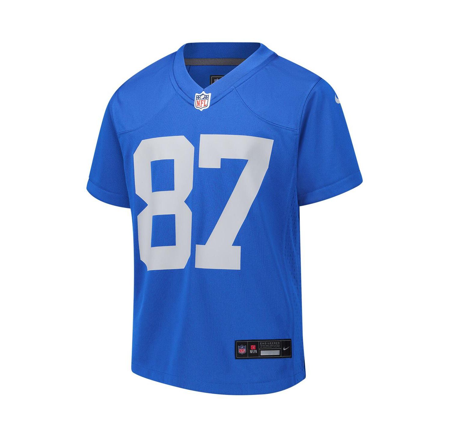 Big Boys and Girls Sam LaPorta Blue Detroit Lions Alternate Game Jersey