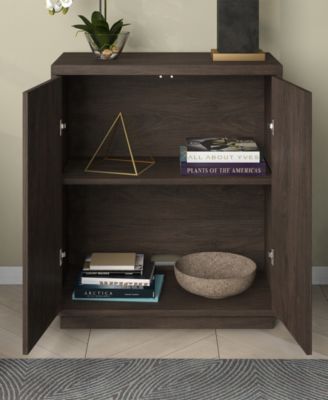Alston 28" Wide Rectangular Accent Cabinet in Alder Brown