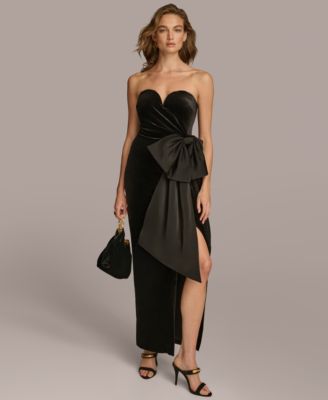 Donna Karan New York - Women's Bow-Waist Sweetheart Gown
