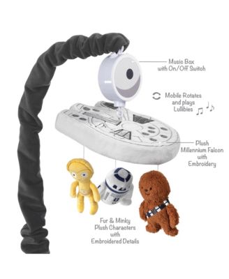 Star Wars Signature Millennium Falcon Musical Baby Crib Mobile Toy
