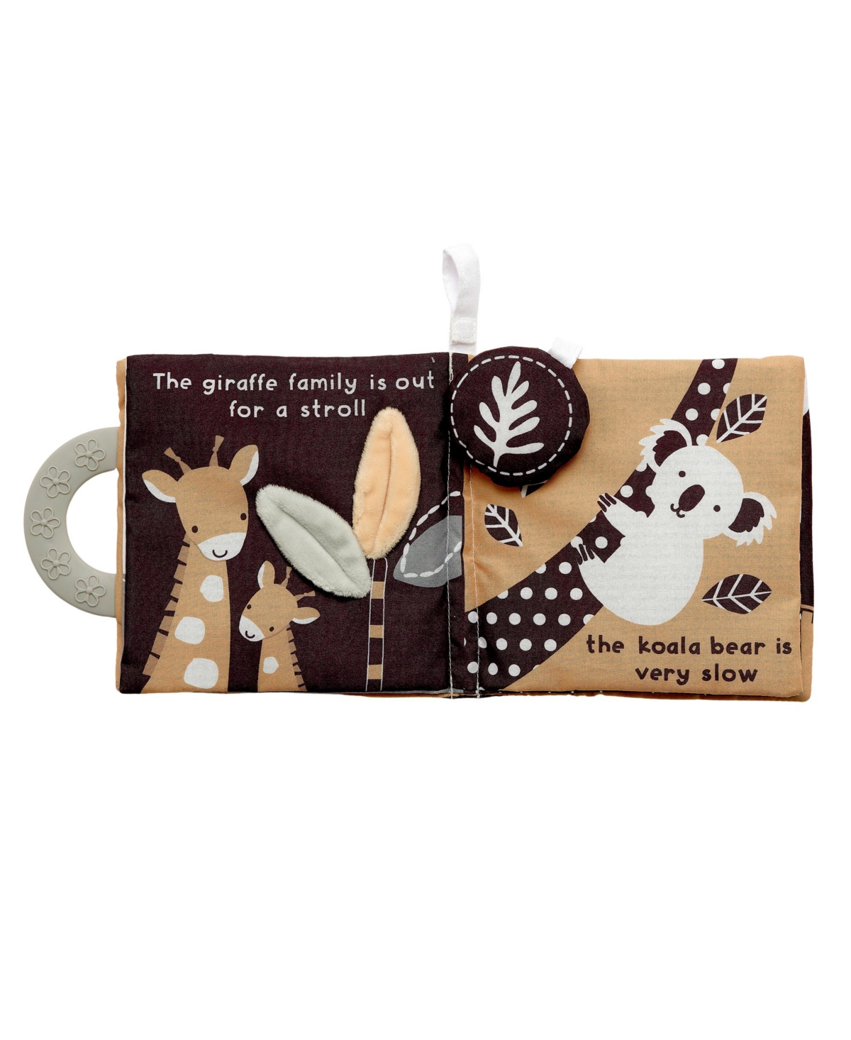 Lambs & Ivy Jungle Story Developmental Soft Book & Lion Plush Toy Gift Set
