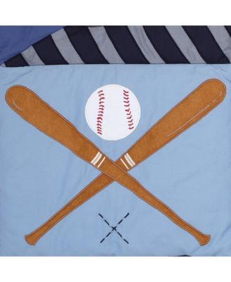 Baby Sports 3-Piece Football/Basketball Baby Crib Bedding Set