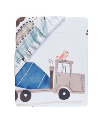 Construction Zone Transportation 3-Pc. Sheet & Pillowcase Set, Twin