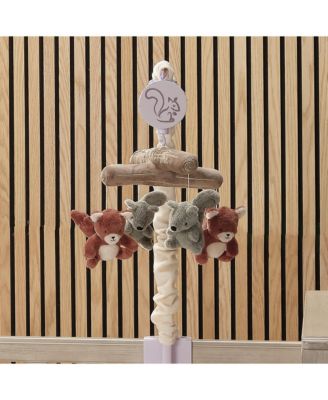 Treetop Fox & Squirrel Woodland Musical Baby Crib Mobile Soother Toy