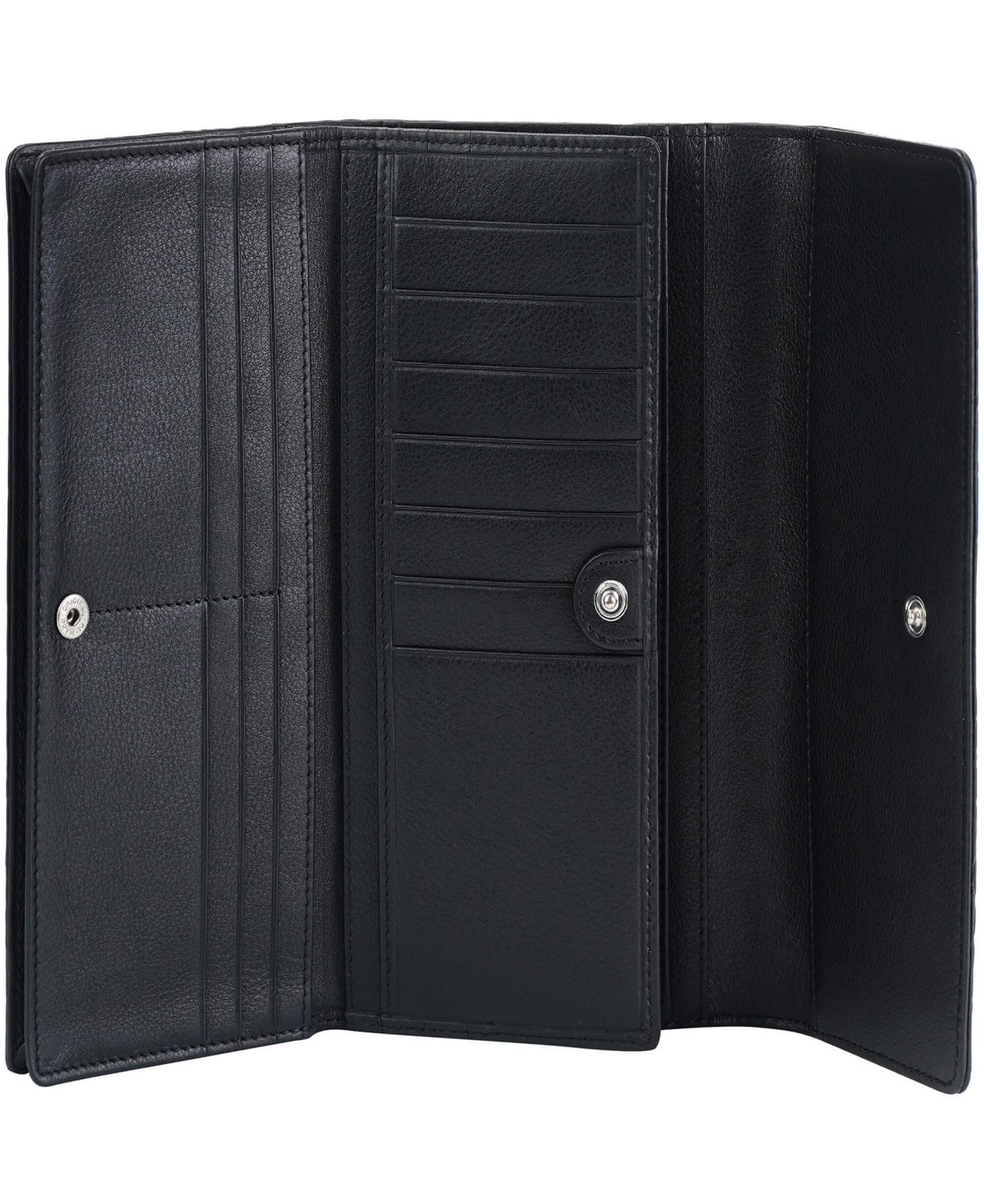 Women's Croco2 RFID Secure Quad Fold Wallet
