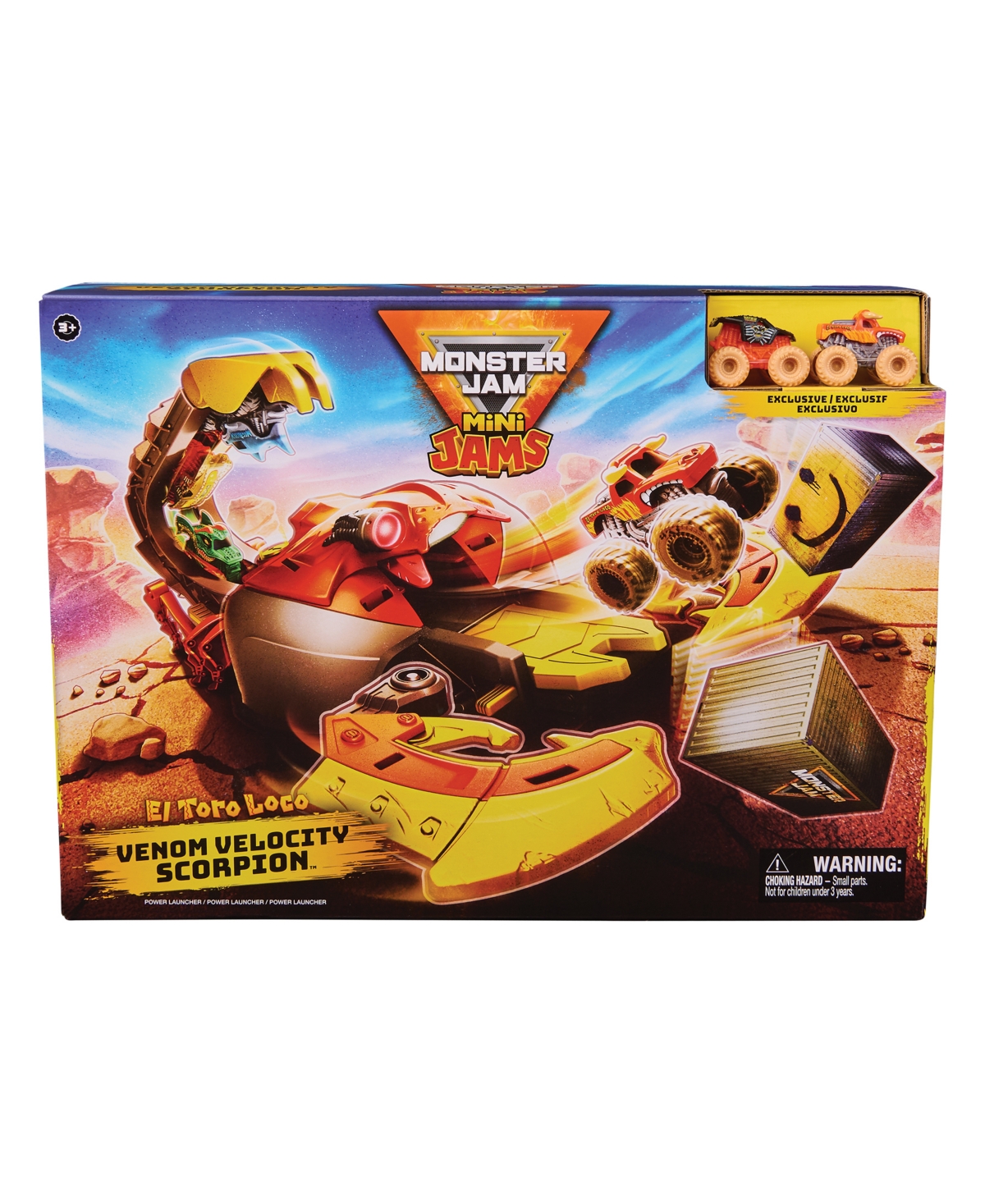 Monster Jam Mini Scorpion Playset In Multi Color