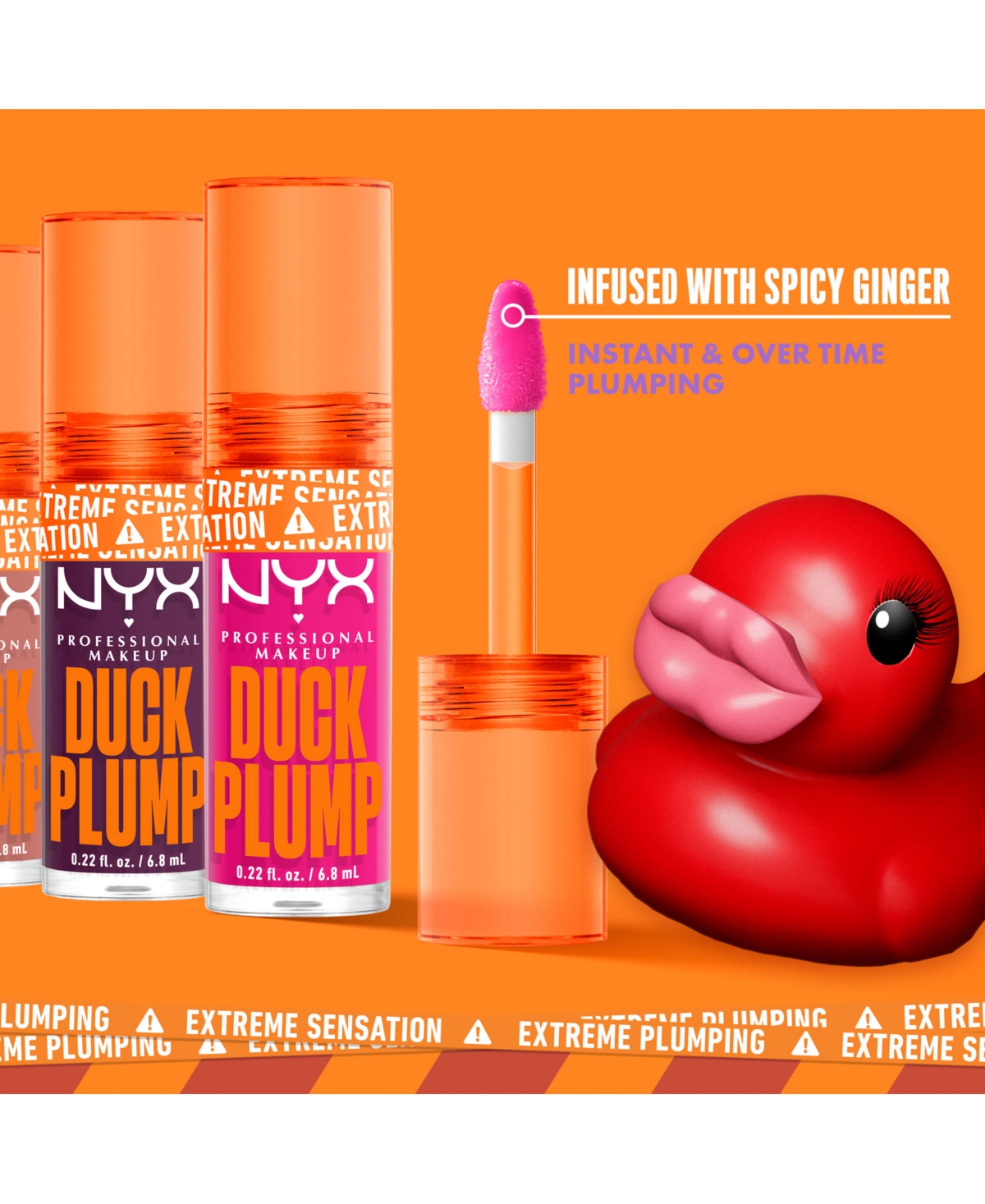Nyx Professional Makeup Duck Plump Lip Gloss In Apri Caught