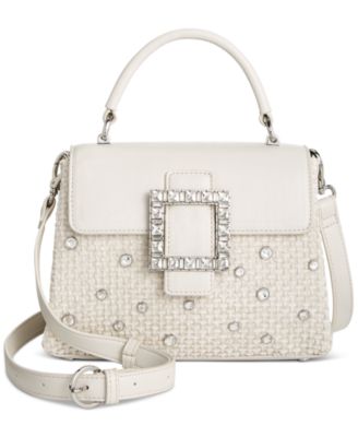 On 34th - Tandii Woven Crystal Small Satchel Crossbody