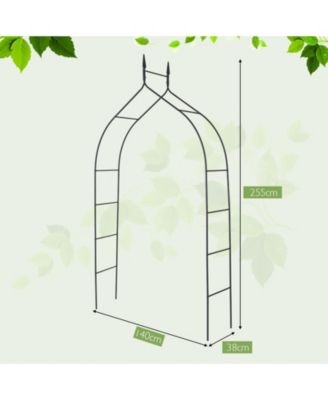 8 Feet 4 Inch High Gothic Steel Rose Arch