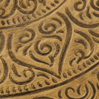 Hammered Tray Round Coffee Table