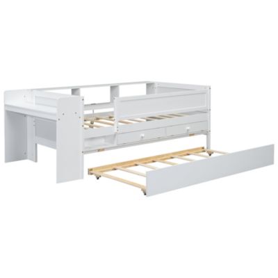 Streamdale Multi-Functional Twin Daybed with Storage and Extras, Gray