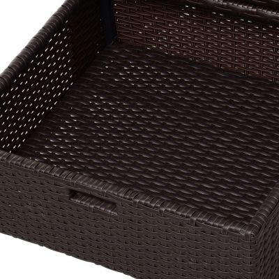 Outdoor Towel Cabinet with Drawers