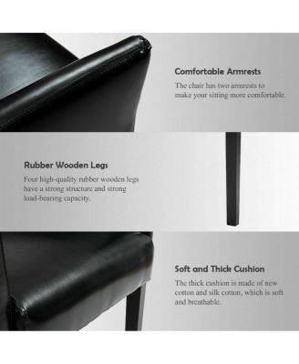 Modern PU Leather Executive Arm Chair Sofa