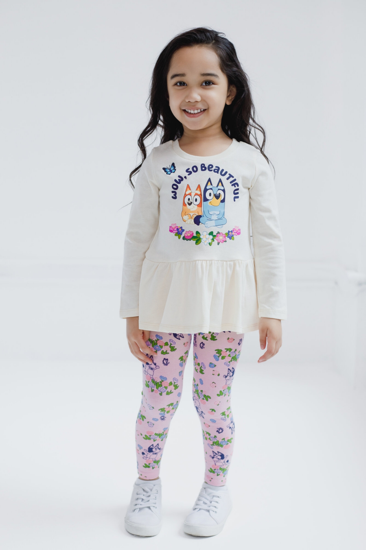 Bluey Little Girls T-Shirt and Leggings Outfit Set
