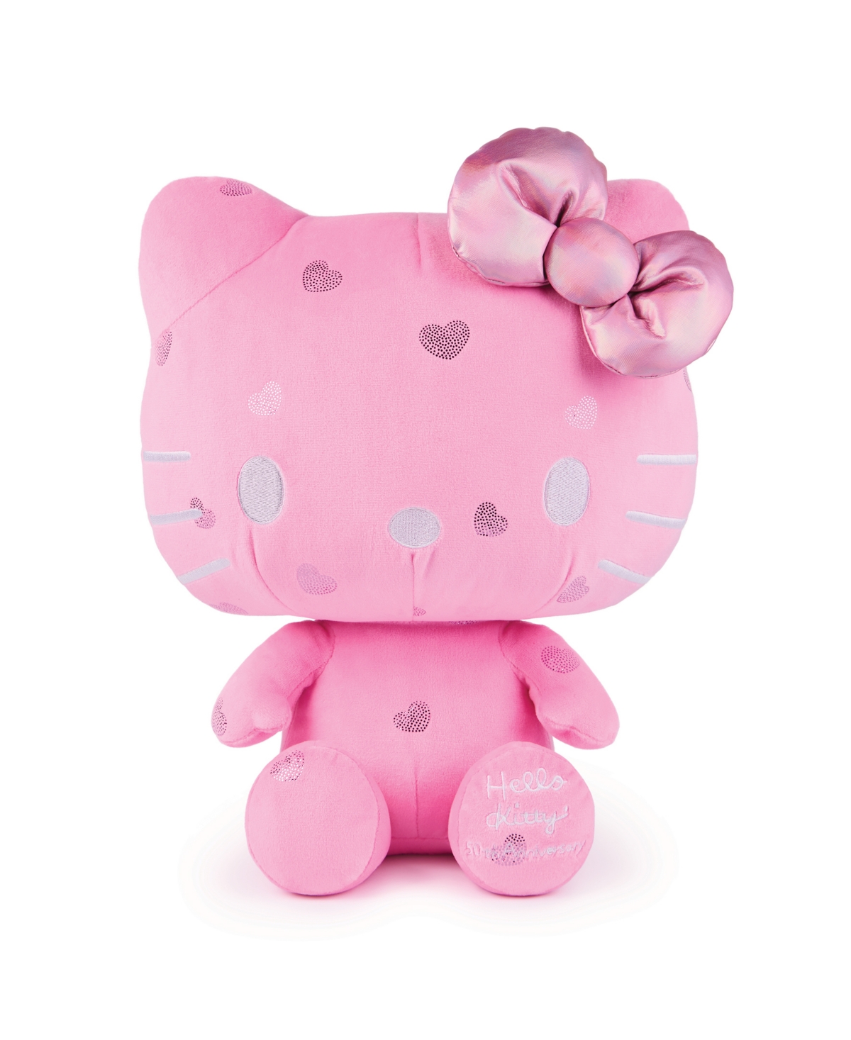 Hello Kitty Gund Sanrio 50th Anniversary Plush, 12" In Multi Color