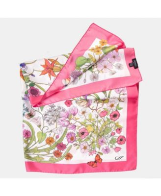 Flora - Hand Rolled Silk Foulard for Women