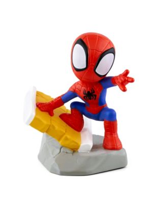 Marvel Set with Spidey, Spin, Ghost Spider, and Black Panther Audio Play Figurines