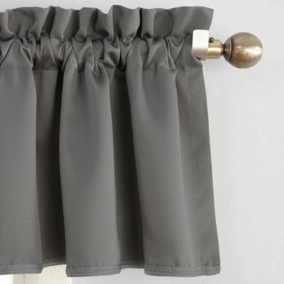 Grant Room Darkening Rod Pocket Curtain Valance