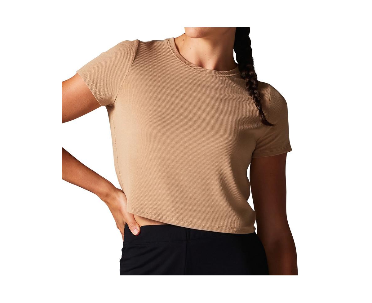 Women's Ribbed Tee - Spring green
