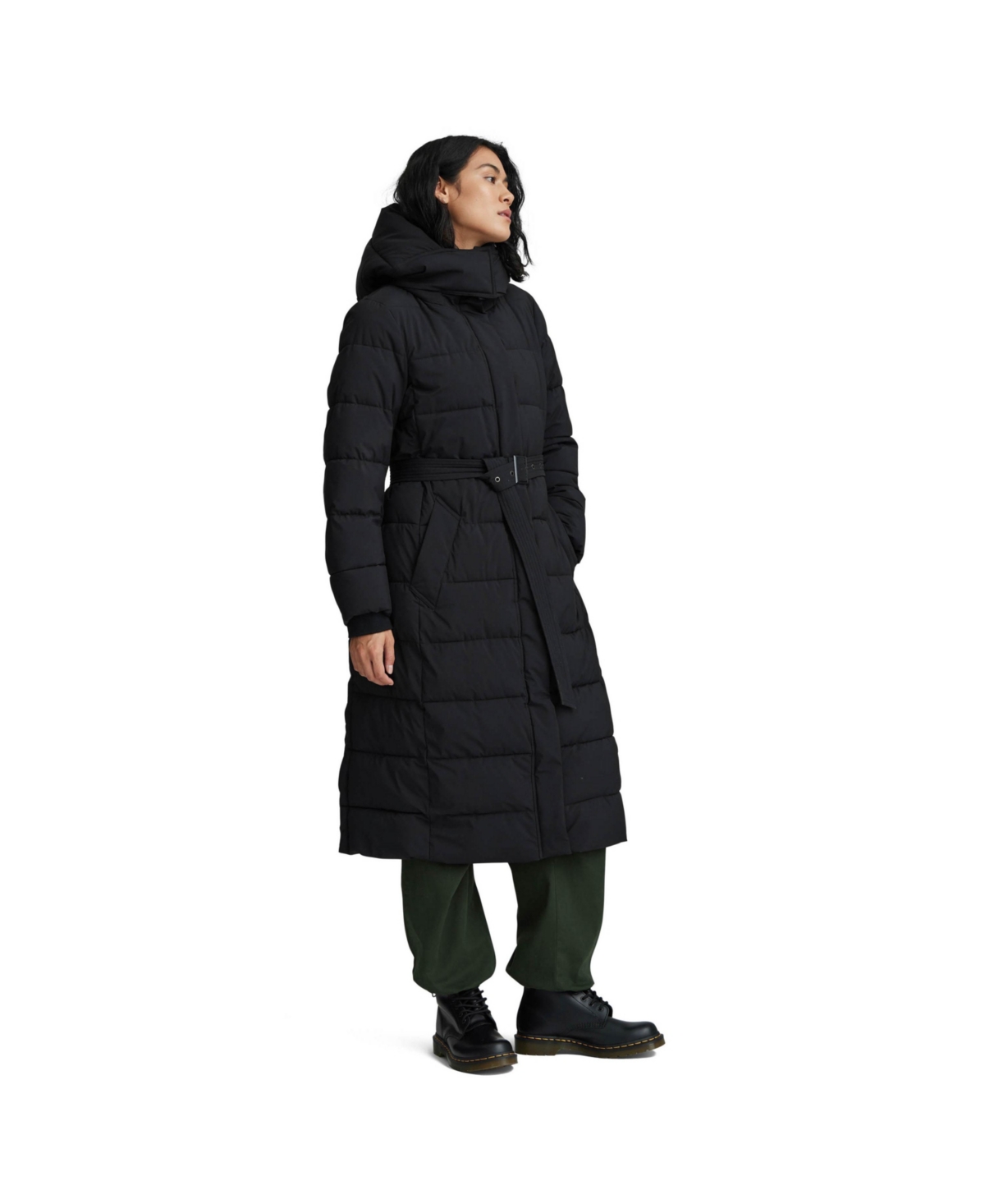 Nvlt Women's Longline Belted Puffer
