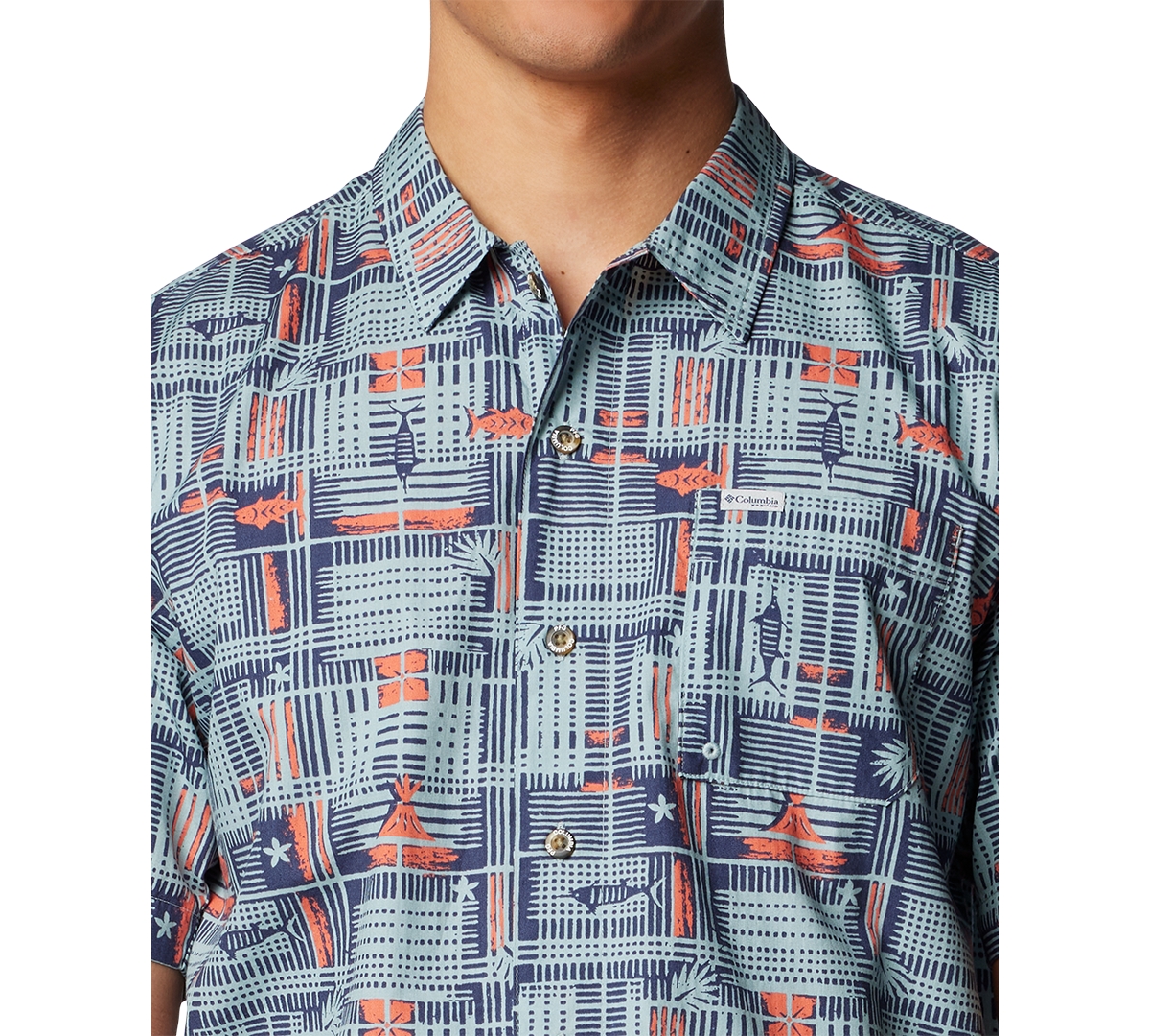 Columbia Men's Pfg Trollers Best Short Sleeve Shirt