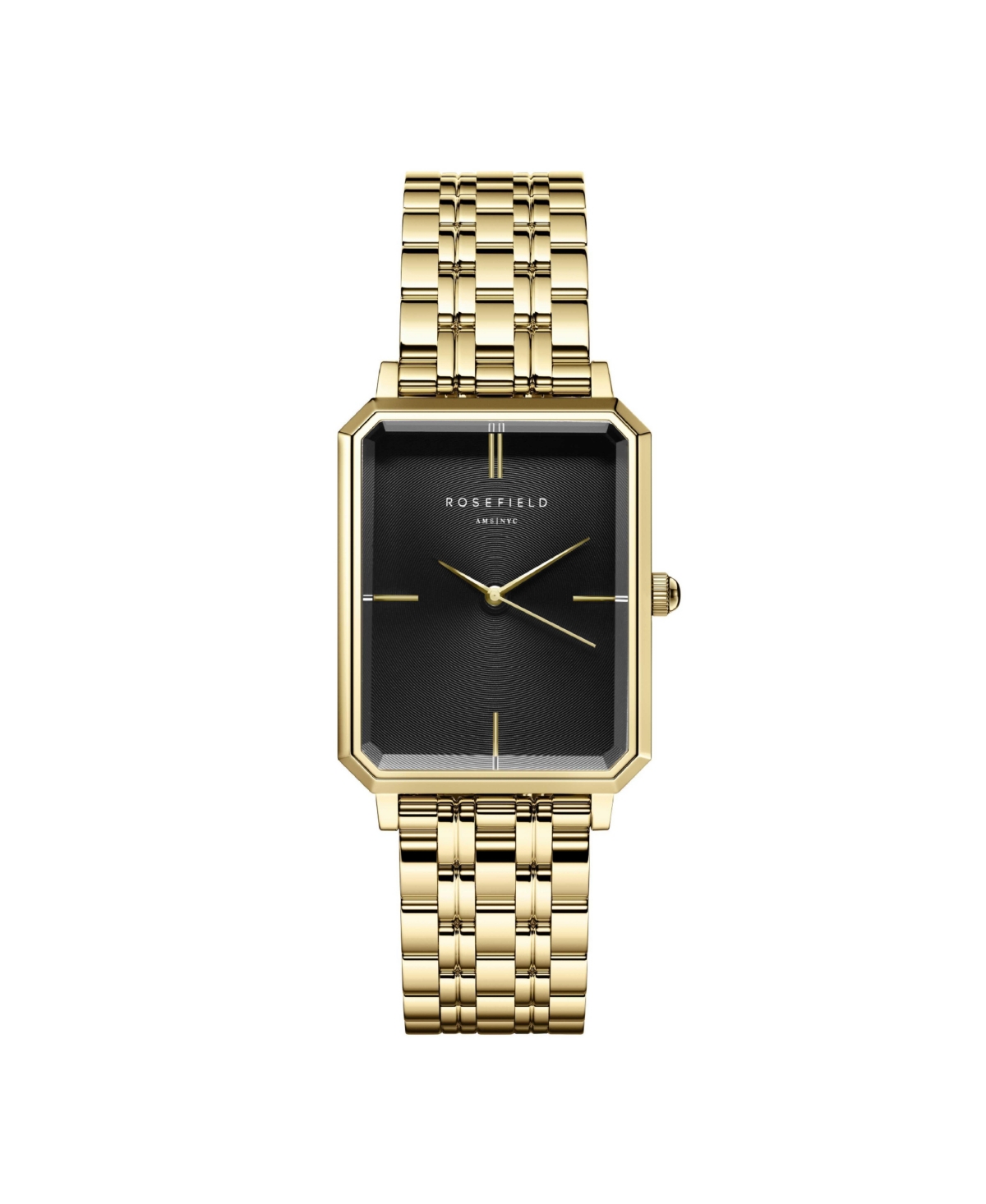 Rosefield Octagon - Women's Watch - Classic Octagonal Shape - Gold  black