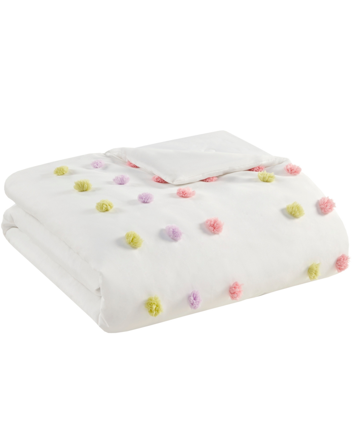 Mi Zone Kids Cora Pompom Clip Jacquard 3-Pc. Duvet Cover Set,
