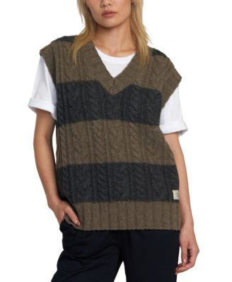 RVCA - Juniors' Chefs Kiss V-Neck Sweater Vest
