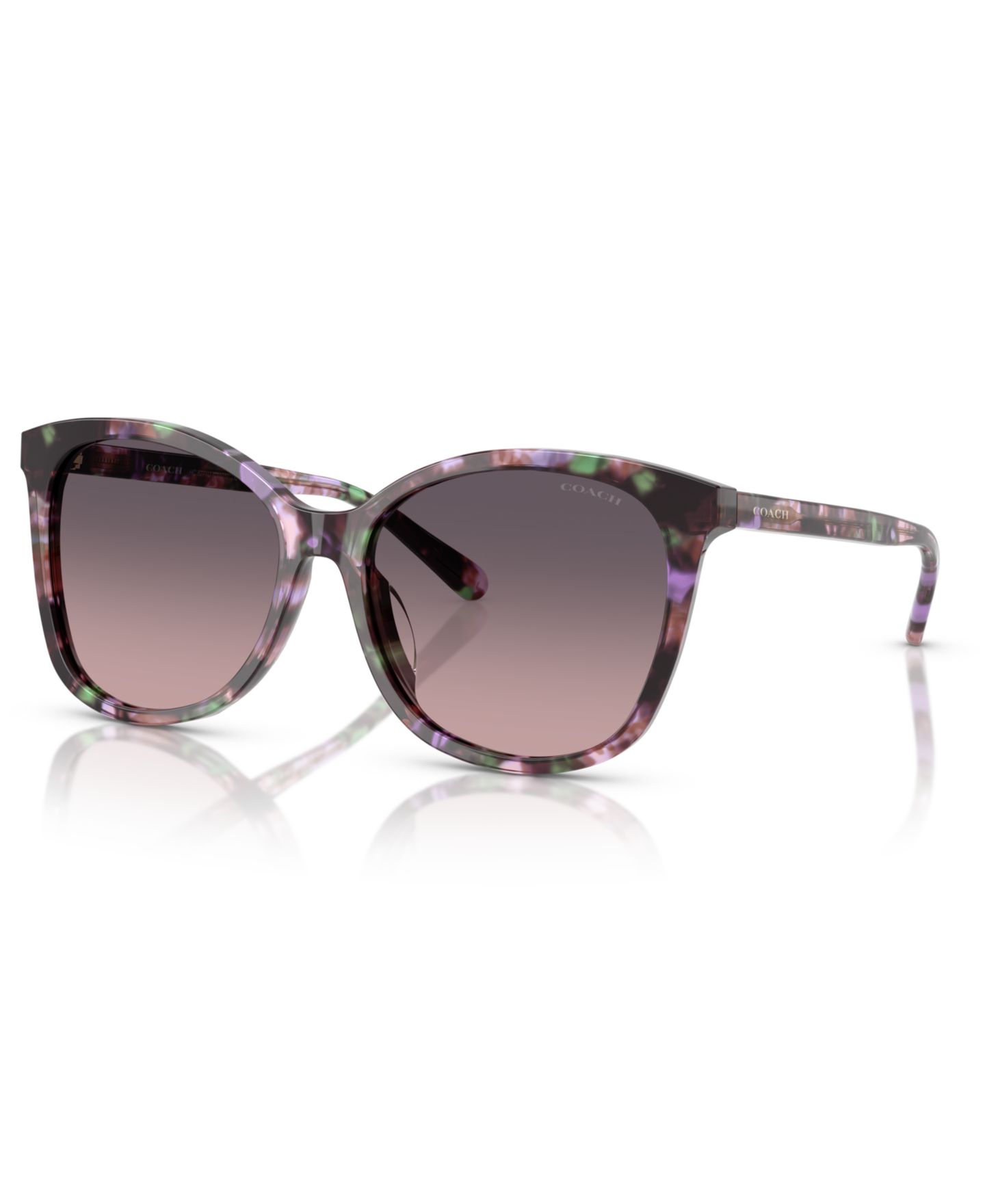 Женские солнцезащитные очки COACH Sunglasses, L1101, цвет: Жемчужный черепаховый — фото 1