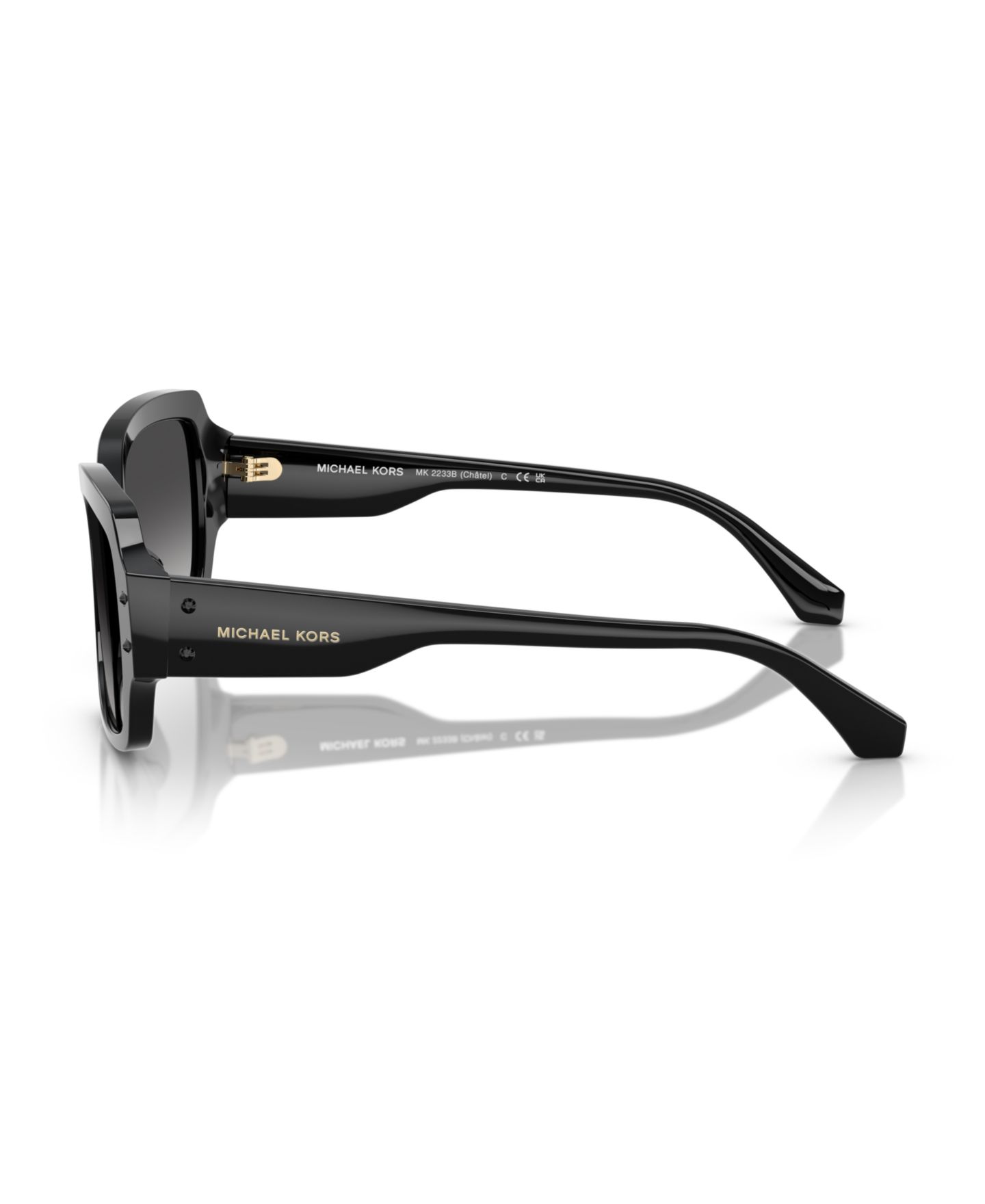 Женские солнцезащитные очки Michael Kors Sunglasses, MK2233B, цвет: Чёрный — фото 3