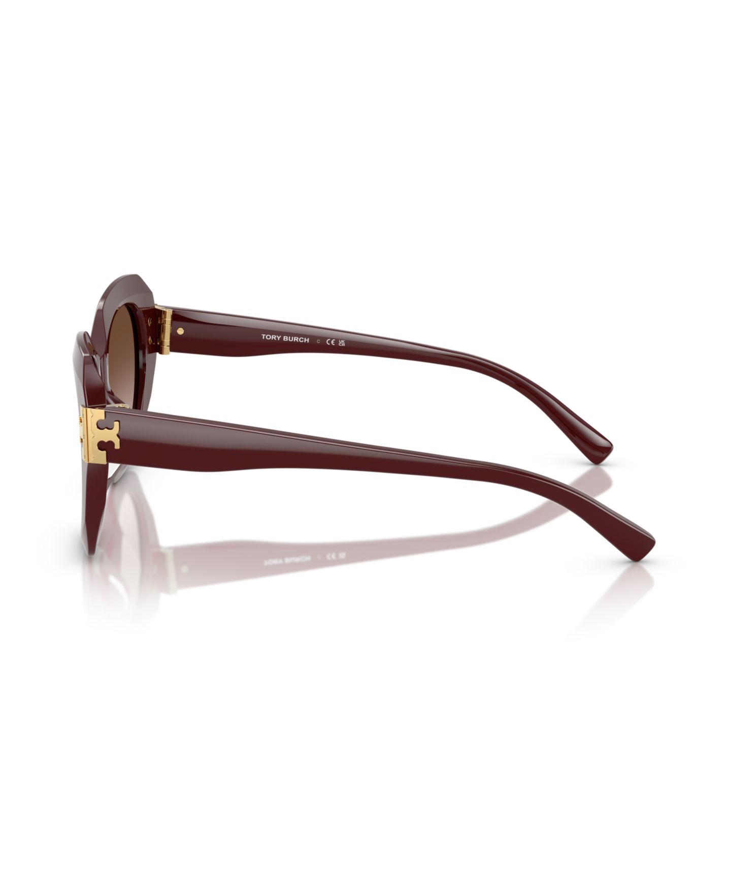 Женские солнцезащитные очки Tory Burch Sunglasses TY7215U, цвет: Ягодный красный — фото 3