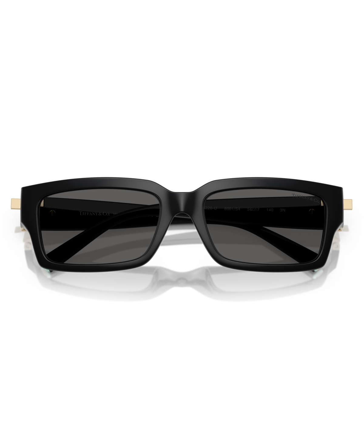 Tiffany & Co Womens Brown Tf4226u Rectangle-frame Tortoiseshell Acetate Sunglasses In Havana