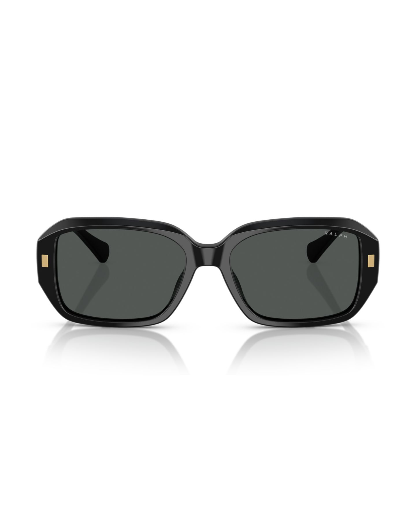 Женские солнцезащитные очки Ralph by Ralph Lauren Sunglasses RA5325U, цвет: Блестящий чёрный — фото 2
