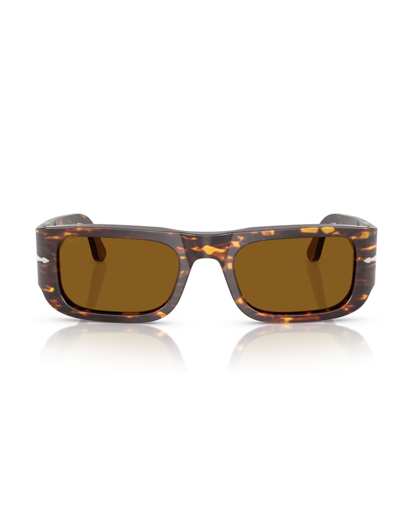 Солнцезащитные очки Persol Unisex Heart, PO3362S, цвет: Коричневый / Яркий жёлтый — фото 2