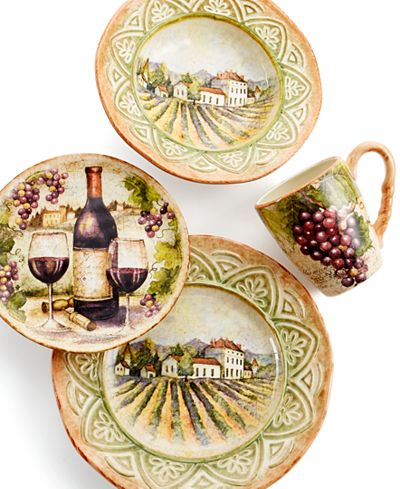 Certified International Sanctuary Wine Dinnerware Collection