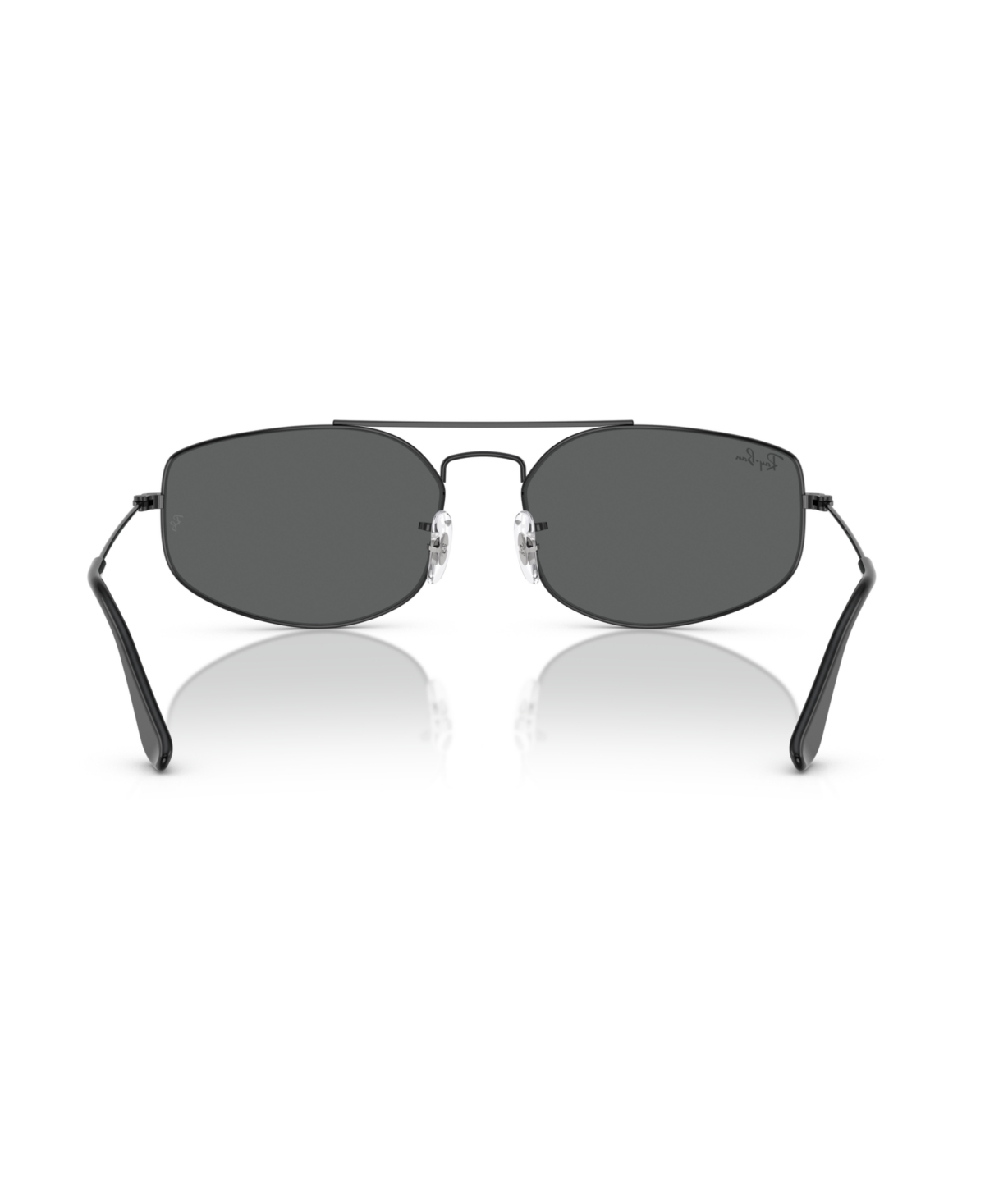 Ray Ban Unisex Oval Explorer 5 Sunglasses, Rb3845 In Black