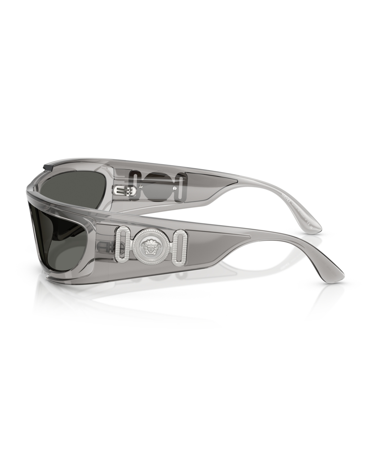 Versace Man Sunglasses Ve4446 In Gray Transparent