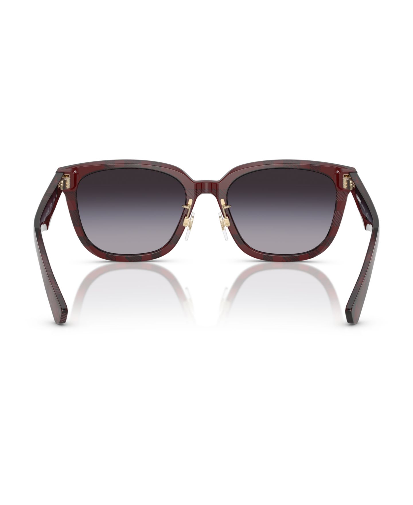 Женские солнцезащитные очки Burberry Sunglasses BE4446D, цвет: Клетчатый красный — фото 4