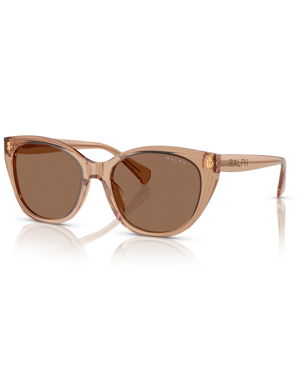 Shop Ralph Lauren Women's Sunglasses Ra5324u In Shiny Transparent Brown