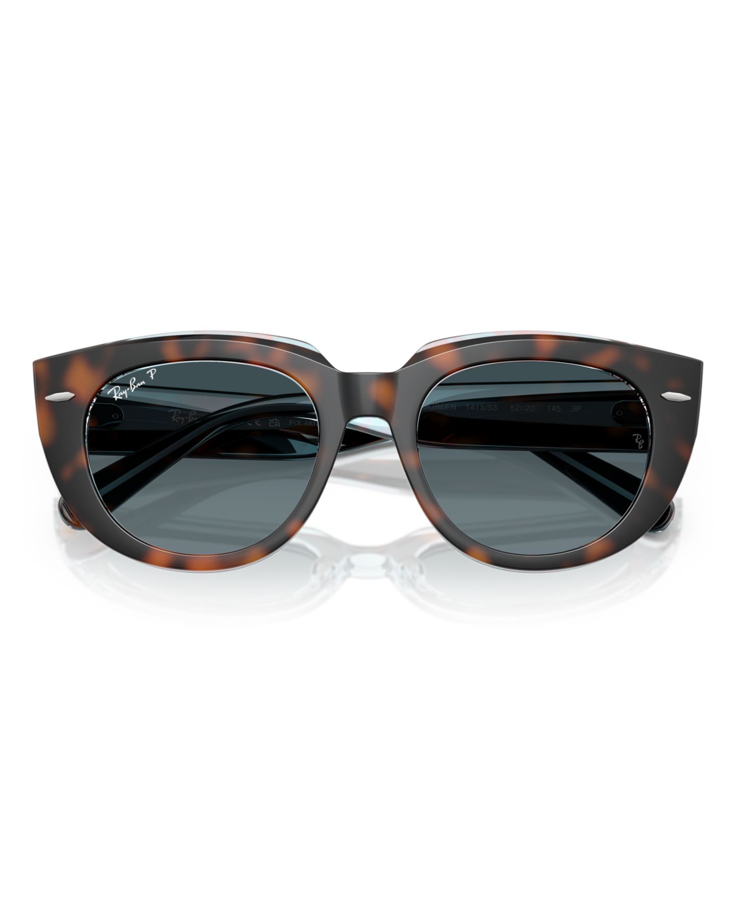 Женские солнцезащитные очки Ray-Ban Polarized Sunglasses, Doreen RB2286, цвет: Гавана прозрачный разноцветный — фото 3
