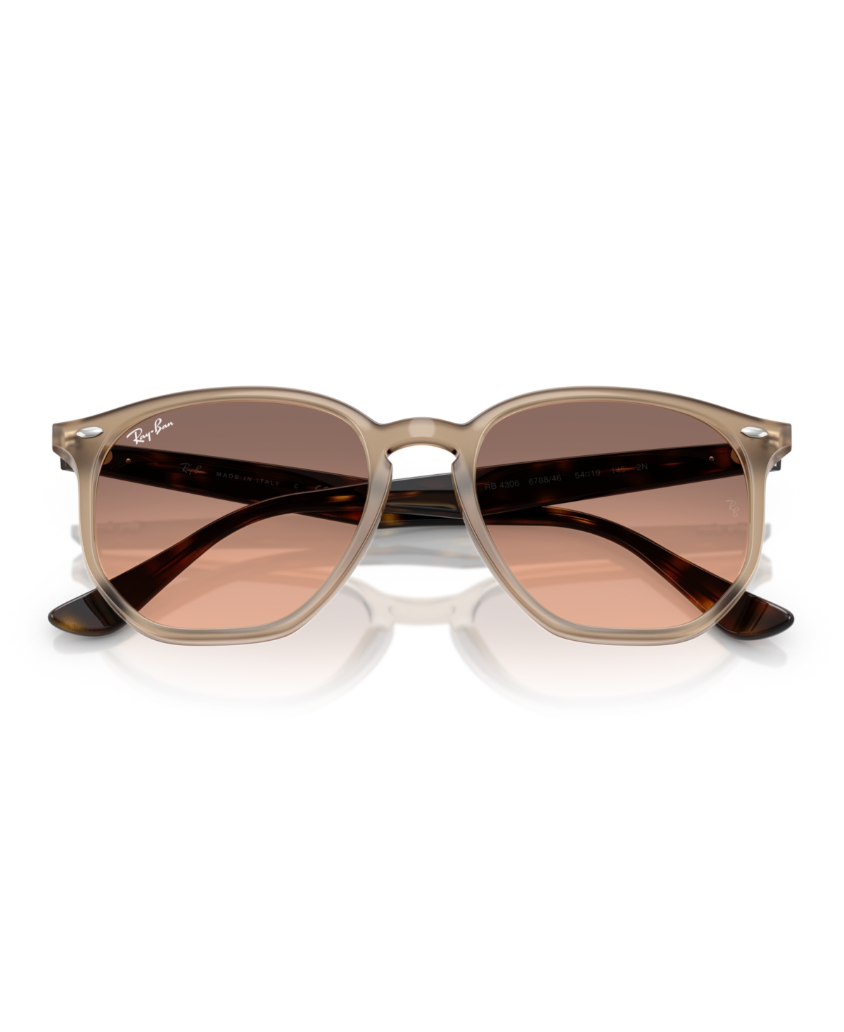 Ray Ban Ray-ban Hexagonal Sunglasses, 54mm In Turtledove