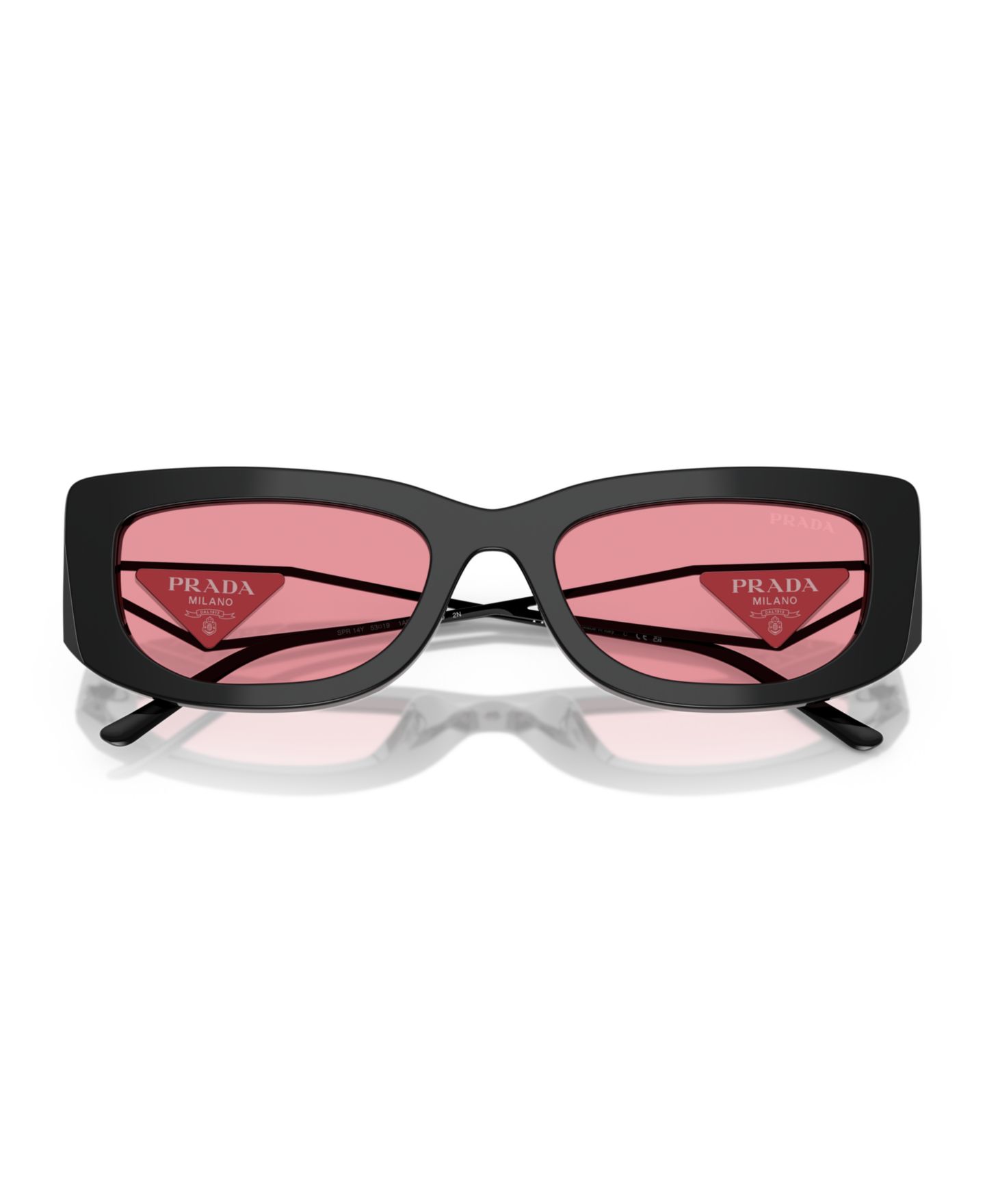 Женские солнцезащитные очки PRADA Sunglasses PR 14YS, цвет: Чёрный — фото 5