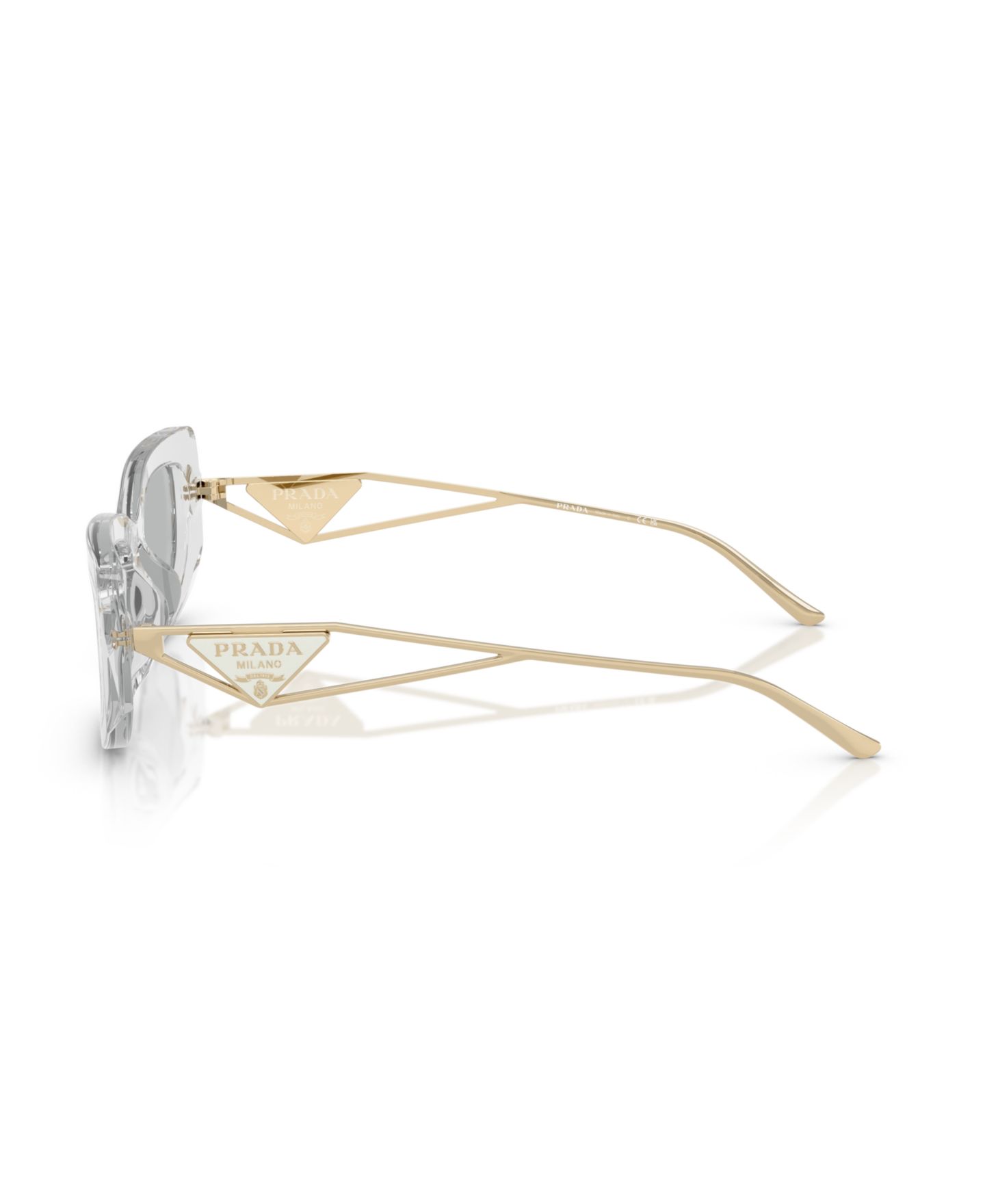 Женские солнцезащитные очки PRADA Sunglasses PR 14YS, цвет: Чёрный — фото 8