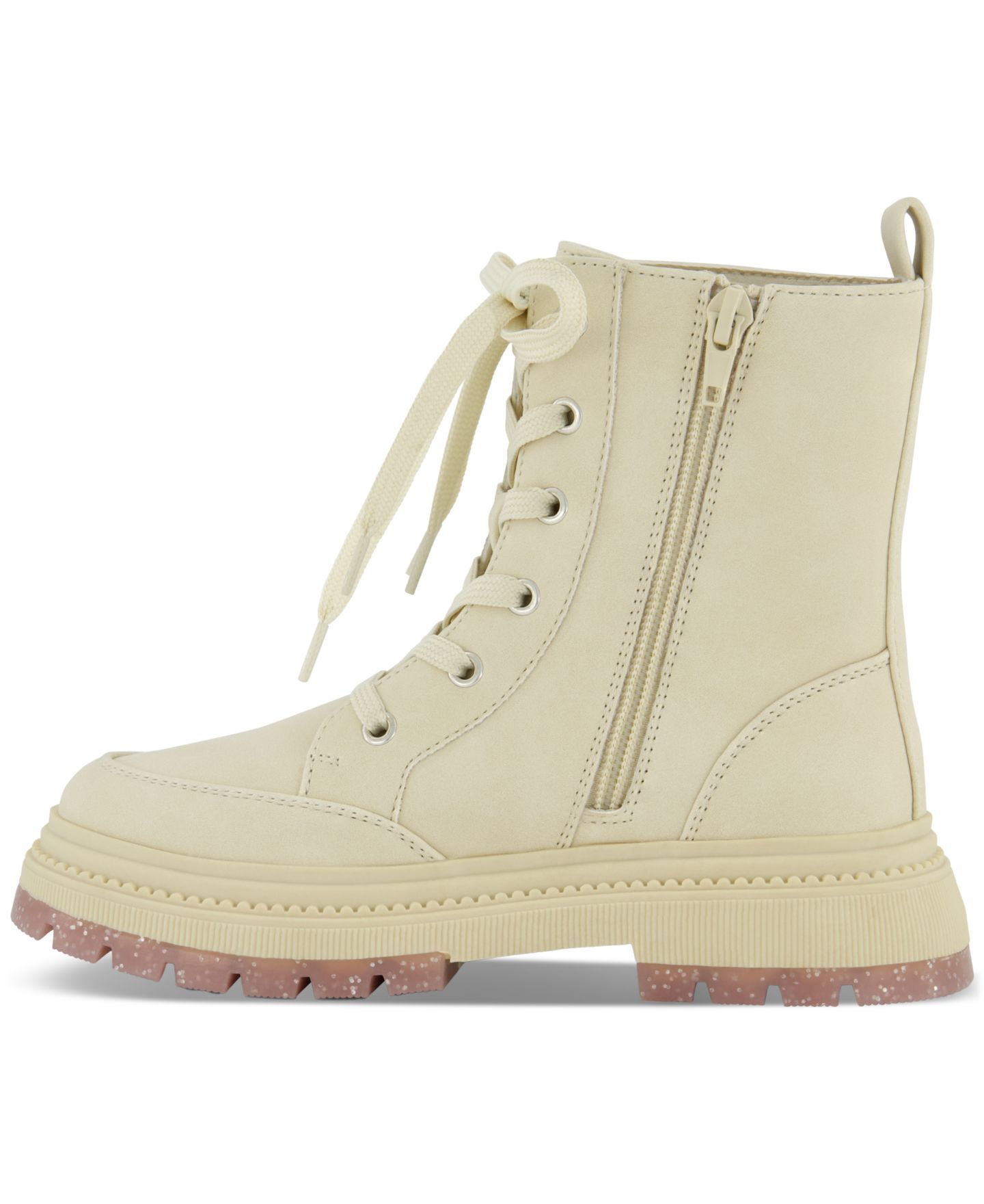 Ботинки DKNY Crissa Logo Webbing Boots для девочек, цвет: Кремовый — фото 3